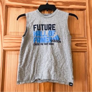 ⭐️ Lightly used boys Adidas tank top